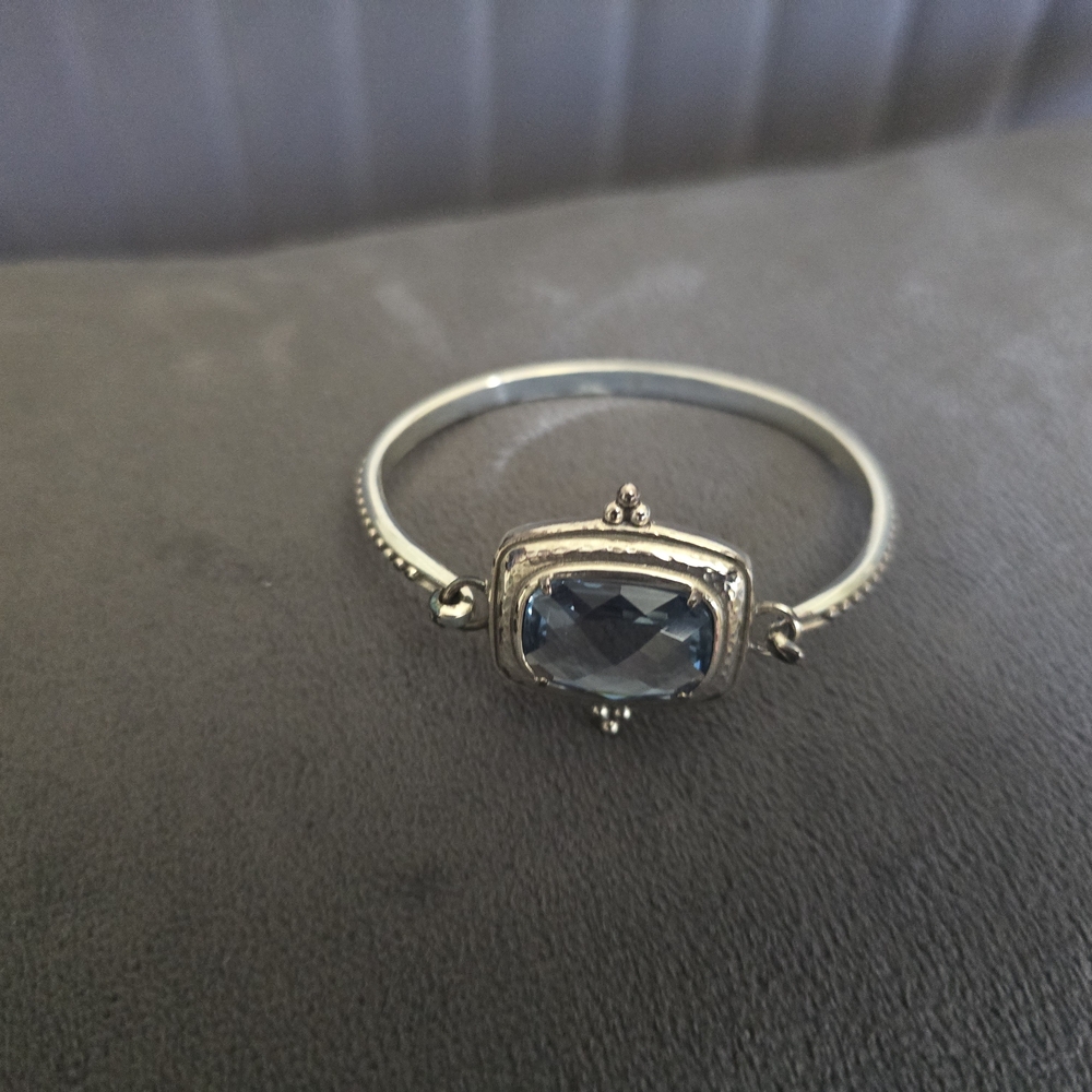 Brighton Silver Braclet with Intricate Design